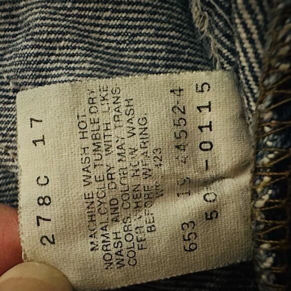 Vintage Levi’s Blue Medium Wash 5 Button Up Fly 501s Straight Leg Jeans Size 32 - Picture 3 of 12